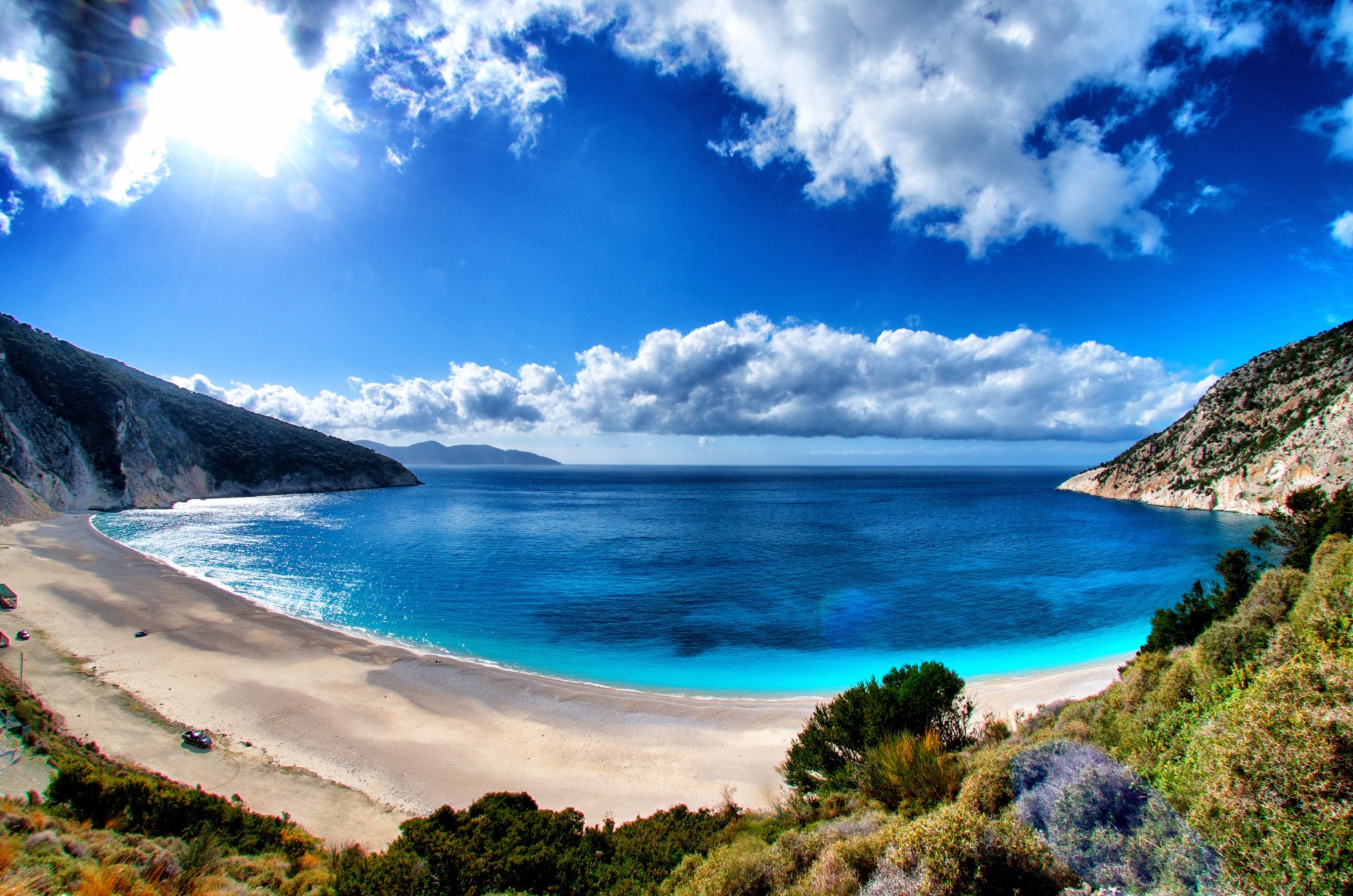 Myrtos Beach Kefalonia | One of Greece’s Most Beautiful Beaches